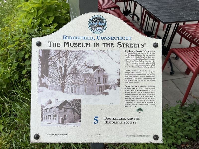 Bootlegging and the Historical Society Marker image. Click for full size.