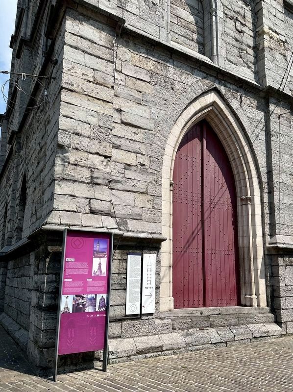 The Ghent Belfrey Marker - wide view image. Click for full size.