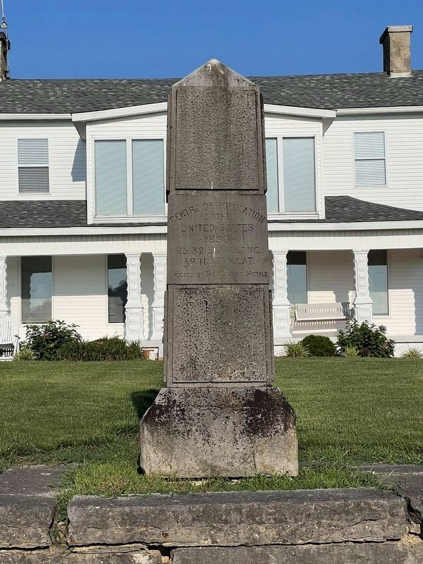 Centre of Population of the United States 1890 Marker image. Click for full size.