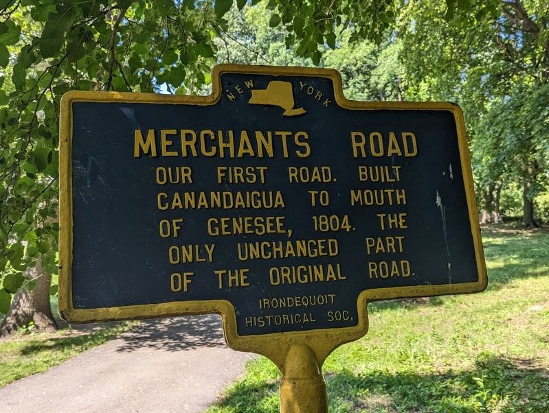 Merchants Road Marker image. Click for full size.