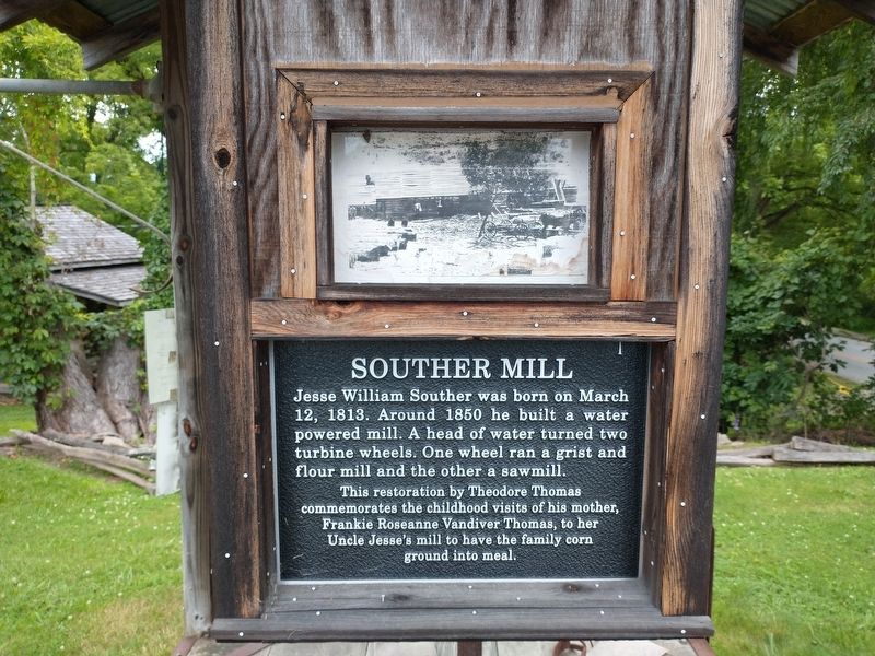 Souther Mill Marker image. Click for full size.