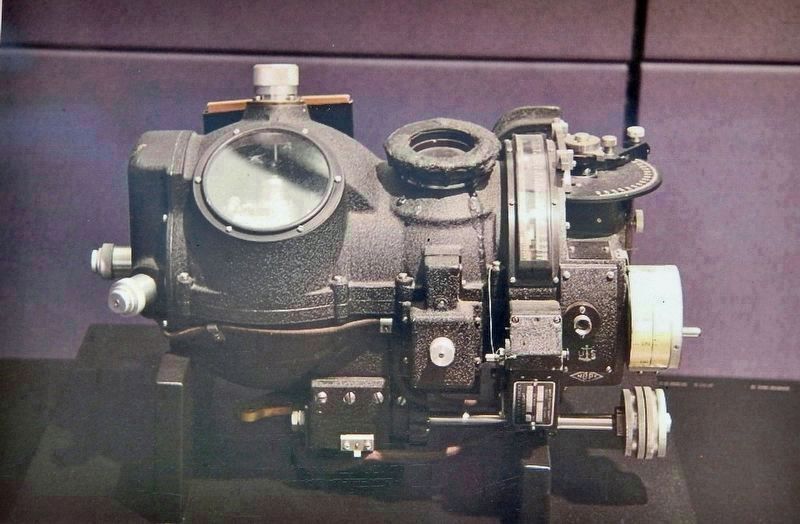 Marker detail: Norden Bombsight. Click for full size. Marker detail: Norden Bombsight image. Click for full size.
