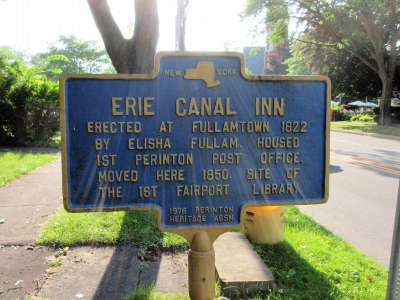 Erie Canal Inn Marker August 2023 image. Click for full size.