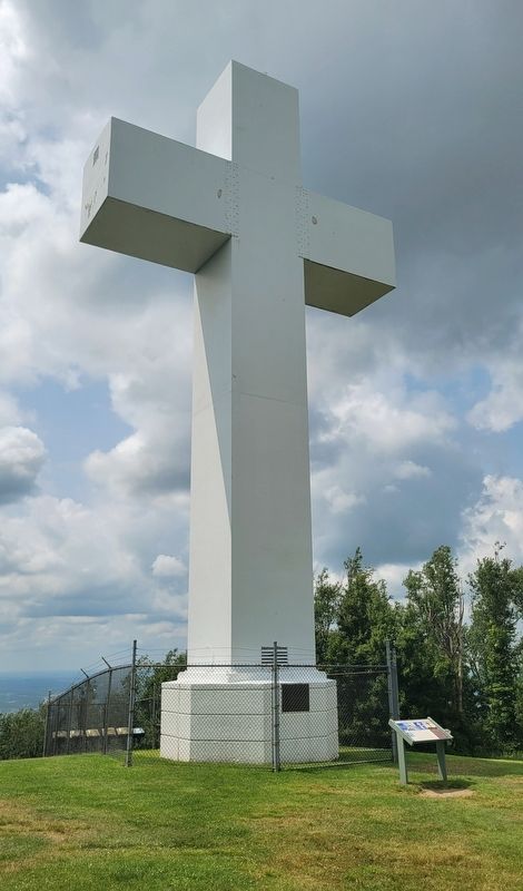 The Story of the Cross at Jumonville Marker. Click for full size. The Story of the Cross at Jumonville Marker image. Click for full size.