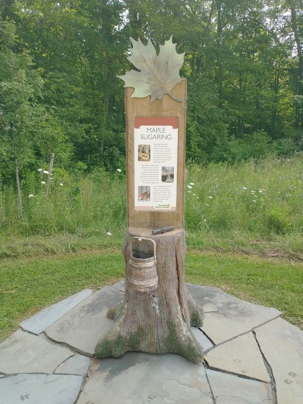 Maple Sugaring Marker. Click for full size. Maple Sugaring Marker image. Click for full size.