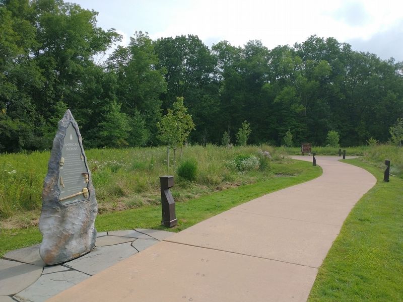 American Indians Marker. Click for full size. American Indians Marker image. Click for full size.