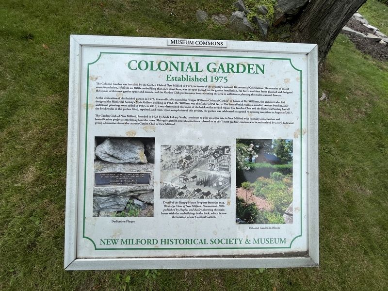 Colonial Garden Marker image. Click for full size.