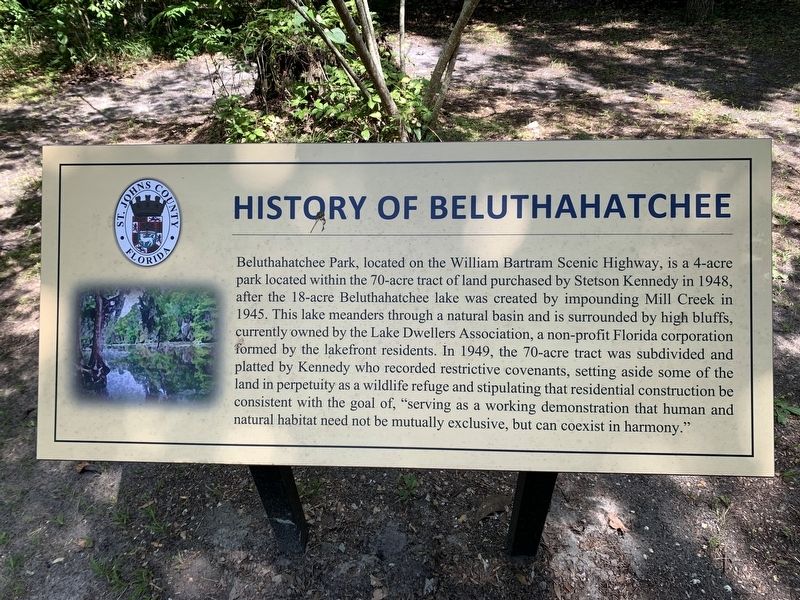 History of Beluthahatchee Marker image. Click for full size.
