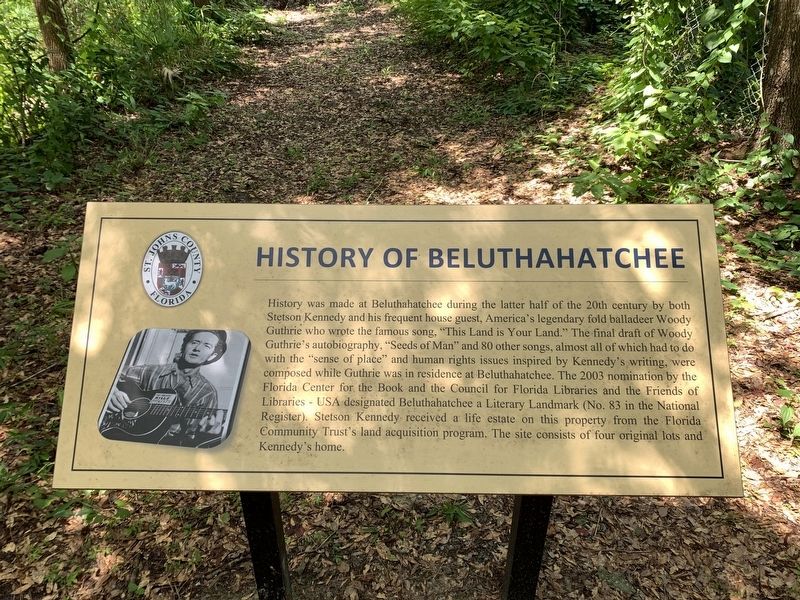 History of Beluthahatchee Marker image. Click for full size.