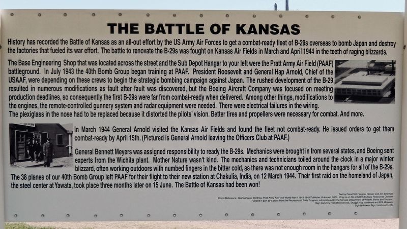 The Battle of Kansas Marker. Click for full size. The Battle of Kansas Marker image. Click for full size.