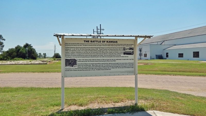 The Battle of Kansas Marker. Click for full size. The Battle of Kansas Marker image. Click for full size.