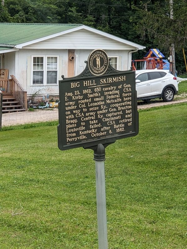 Big Hill Skirmish Marker image. Click for full size.
