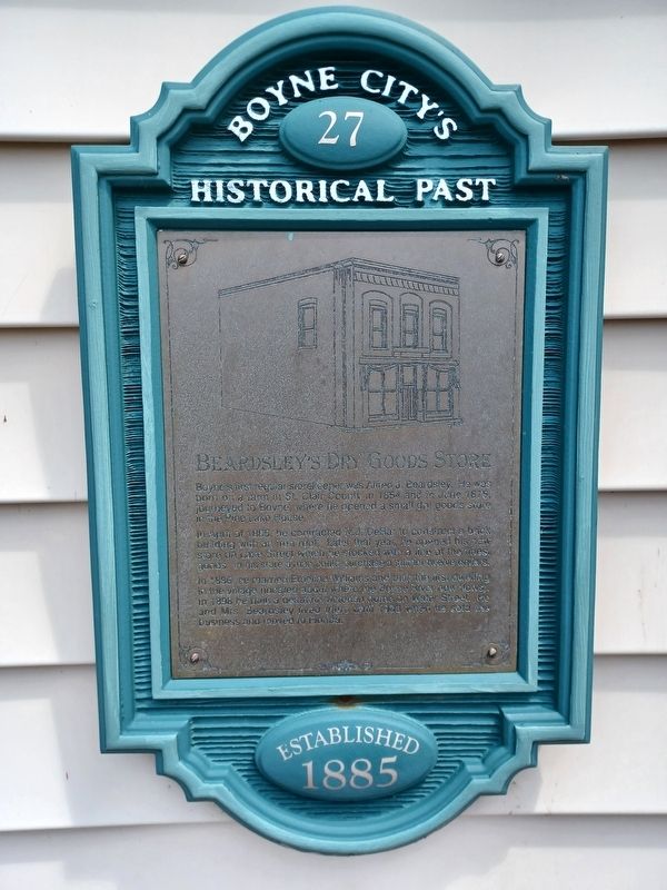 Beardsley's Dry Goods Store Marker. Click for full size. Beardsley's Dry Goods Store Marker image. Click for full size.