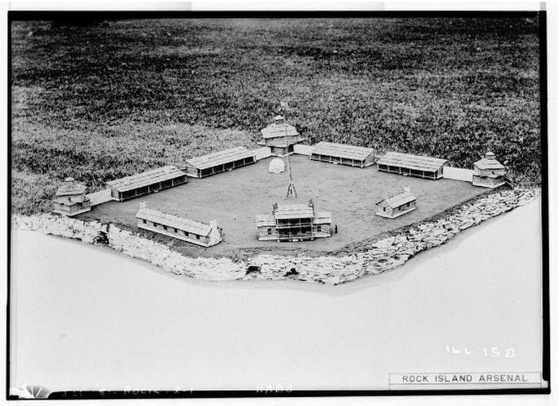 Fort Armstrong Model image. Click for full size.