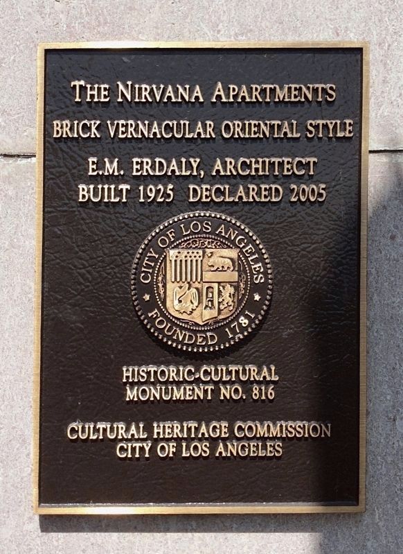 Nirvana Apartments Marker image. Click for full size.