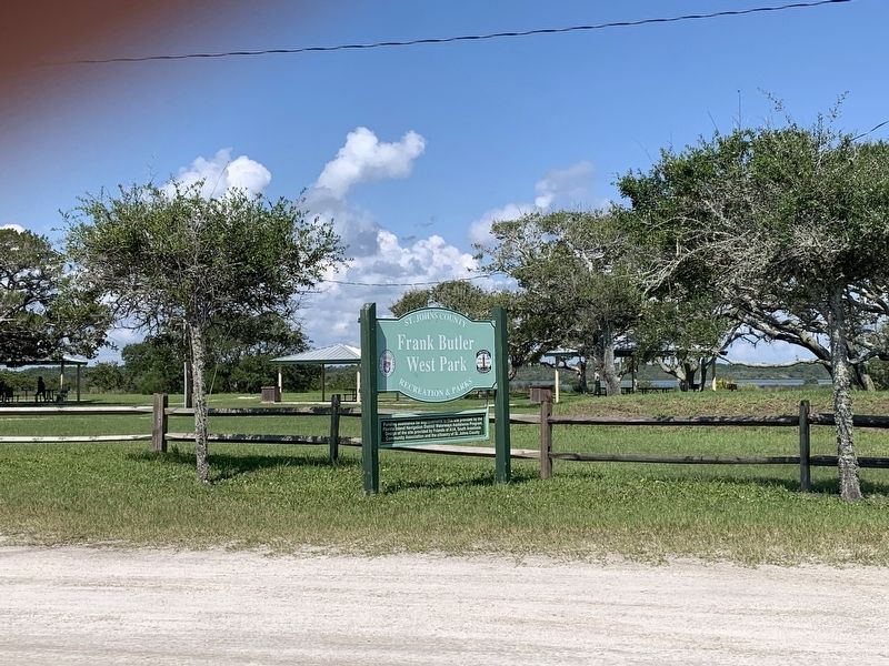 Frank B. Butler Park West Entrance sign. Click for full size. Frank B. Butler Park West Entrance sign image. Click for full size.