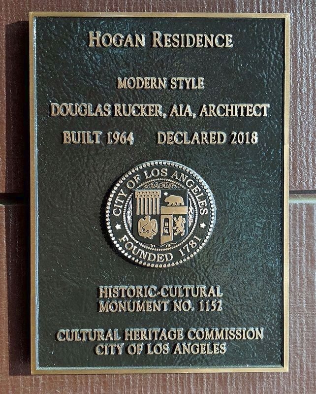 Hogan Residence Marker. Click for full size. Hogan Residence Marker image. Click for full size.