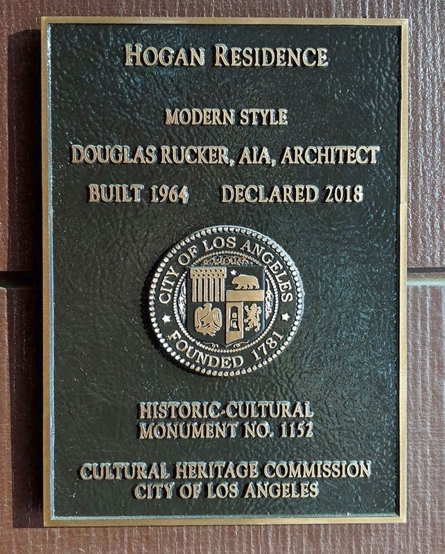 Hogan Residence Marker image. Click for full size.