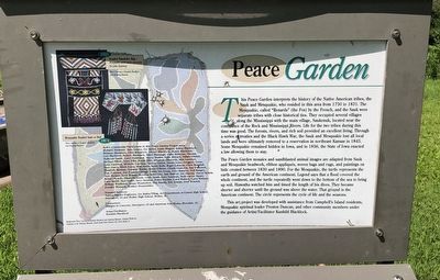 Peace Garden Marker image. Click for full size.