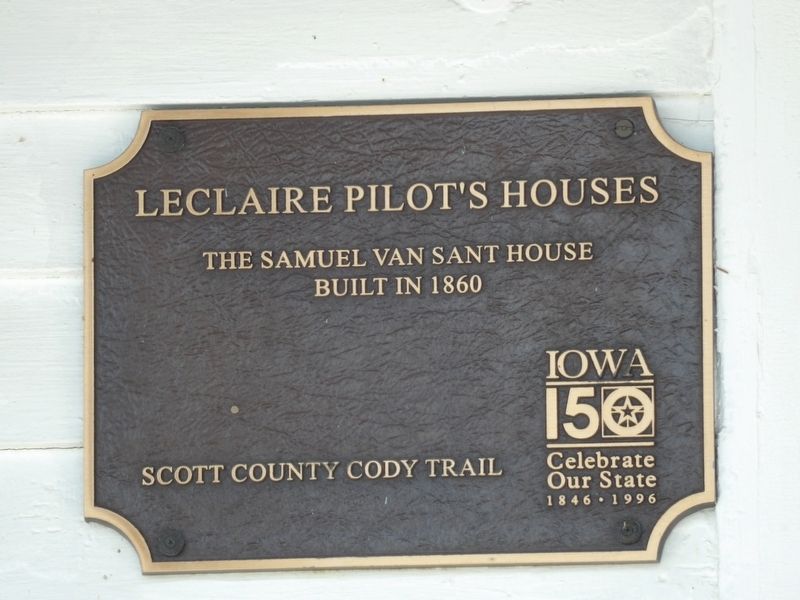 The Samuel Van Sant House Marker image. Click for full size.
