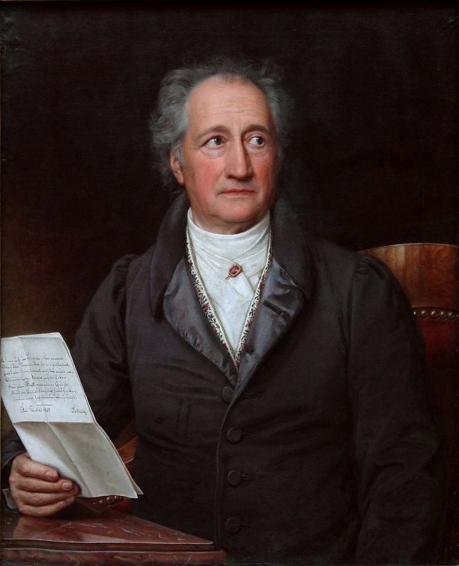Johann Wolfgang von Goethe image. Click for full size.