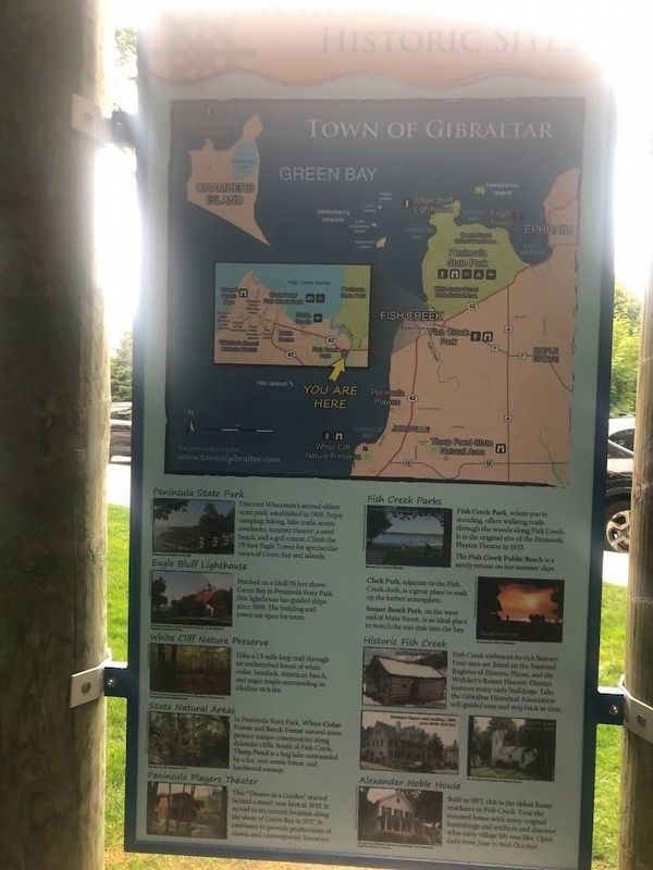 Town of Gibraltar Historic Sites image. Click for full size.