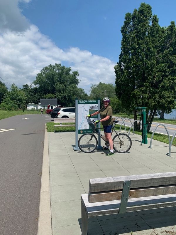 Empire State Trail Marker. Click for full size. Empire State Trail Marker image. Click for full size.