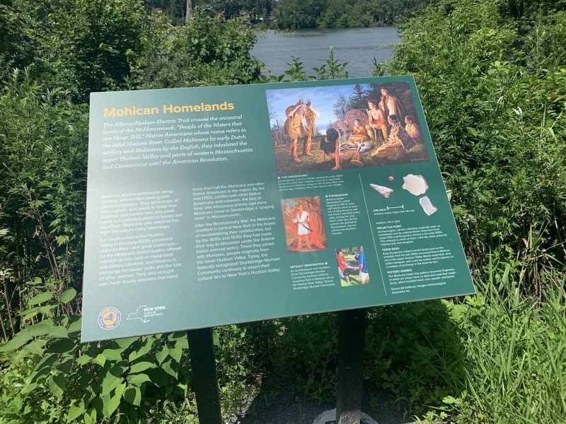 Mohican Homelands Marker image. Click for full size.