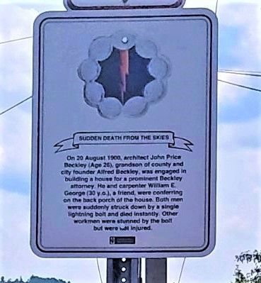 Sudden Death from the Skies Marker image. Click for full size.