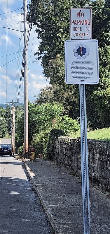 Sudden Death marker on pole image. Click for full size.