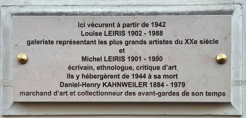Grande fuite de neige de Michel Leiris