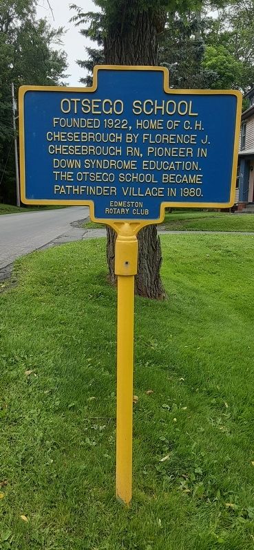 Otsego School Marker image. Click for full size.