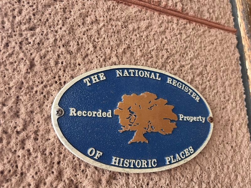National Register of Historic Places plaque for Union Station image. Click for full size.
