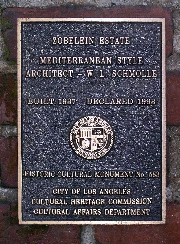 Zobelein Estate Marker image. Click for full size.