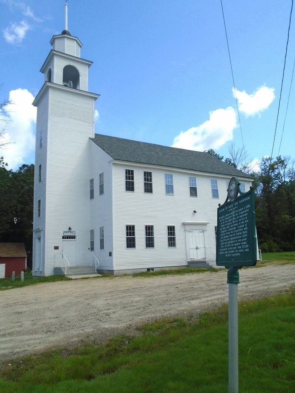 Lighting Up Rural New Hampshire Marker. Click for full size. Lighting Up Rural New Hampshire Marker image. Click for full size.