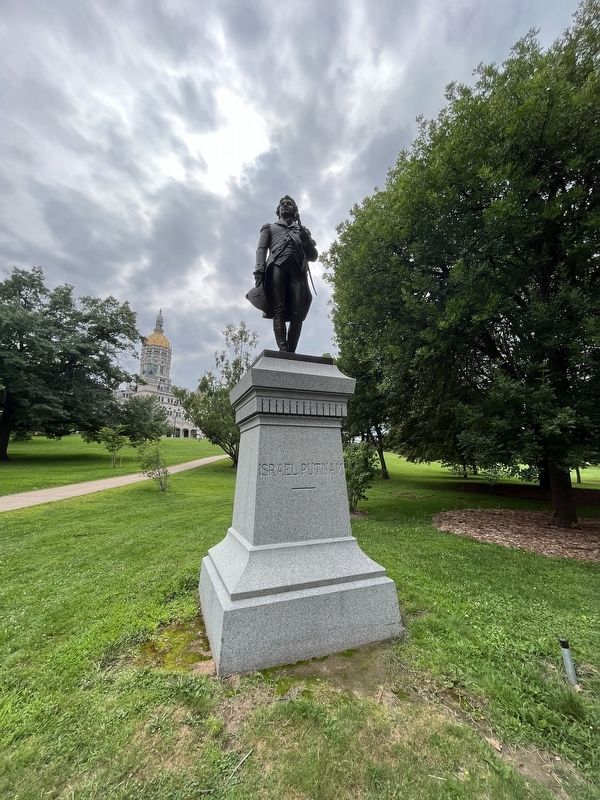 Israel Putnam Marker. Click for full size. Israel Putnam Marker image. Click for full size.