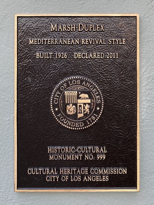 Marsh Duplex Marker image. Click for full size.