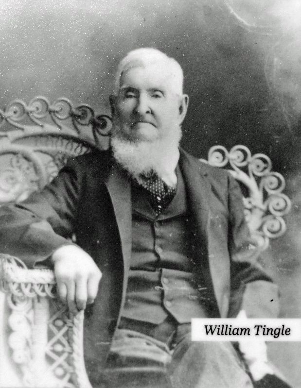 Marker detail: William Tingle image. Click for full size.