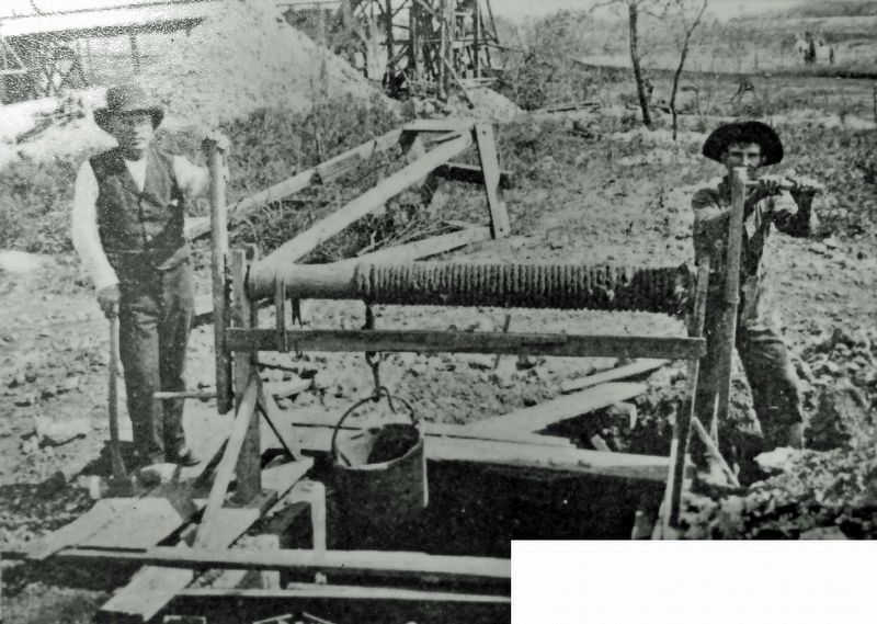 Marker detail: Windlass or Armstrong Hoist. Click for full size. Marker detail: Windlass or Armstrong Hoist image. Click for full size.