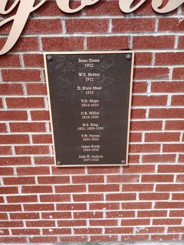 Mayors Corner Marker. Click for full size. Mayors Corner Marker image. Click for full size.