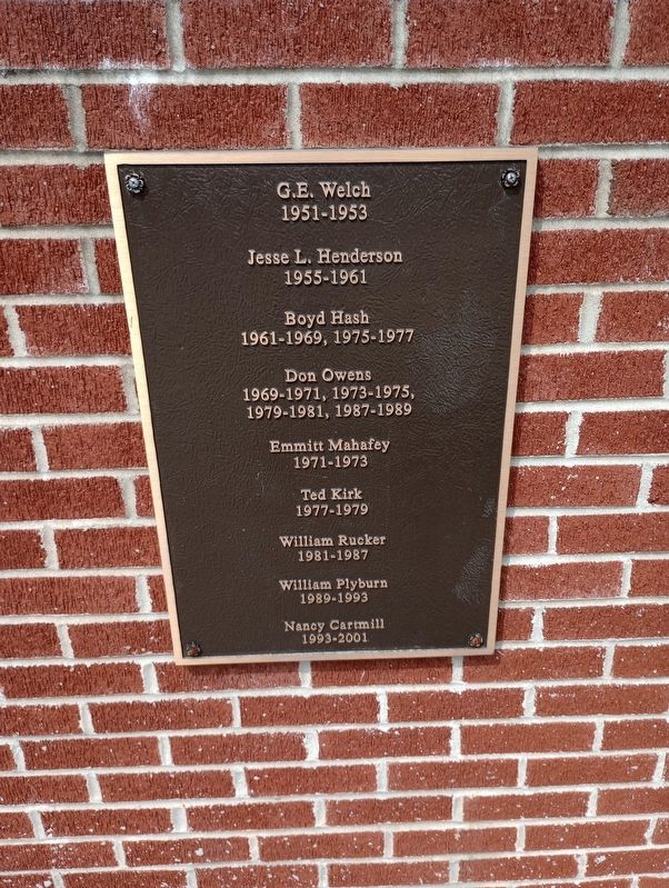 Mayors Corner Marker. Click for full size. Mayors Corner Marker image. Click for full size.