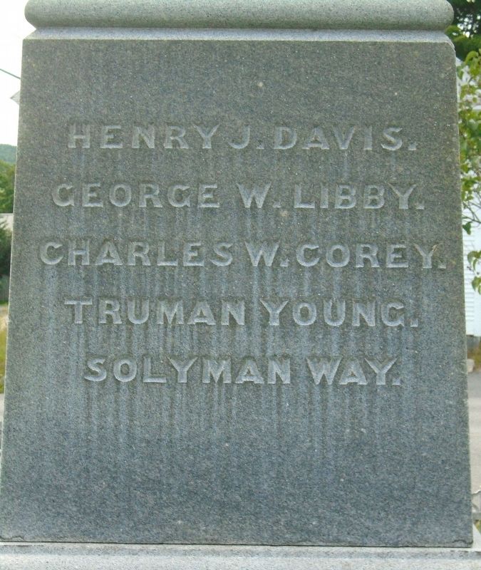 Civil War Memorial Honored Dead image. Click for full size.