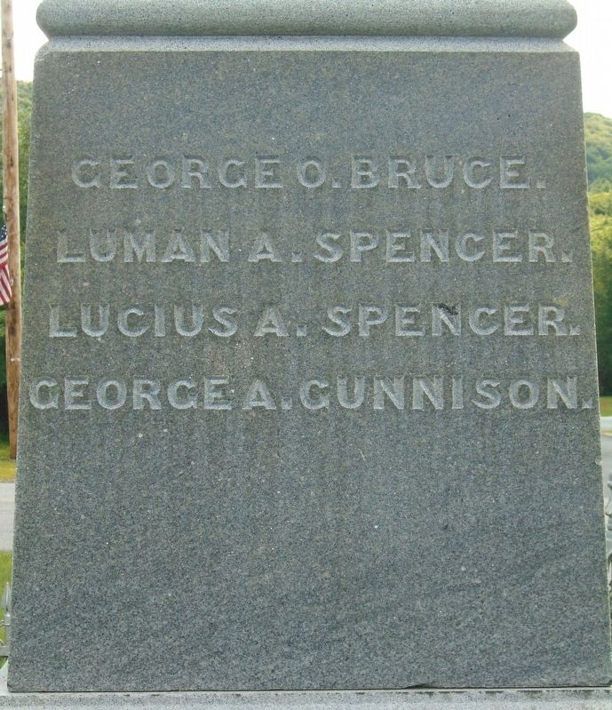 Civil War Memorial Honored Dead image. Click for full size.