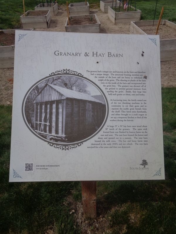 Granary & Hay Barn Marker image. Click for full size.
