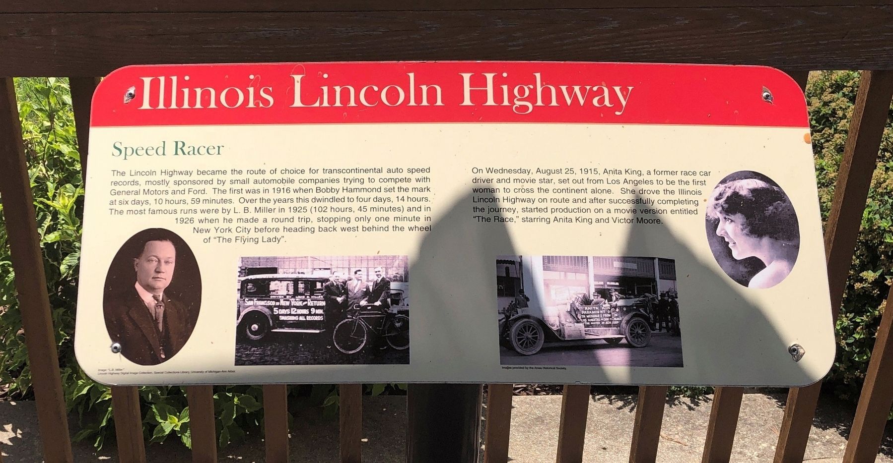 Illinois Lincoln Highway Marker. Click for full size. Illinois Lincoln Highway Marker image. Click for full size.