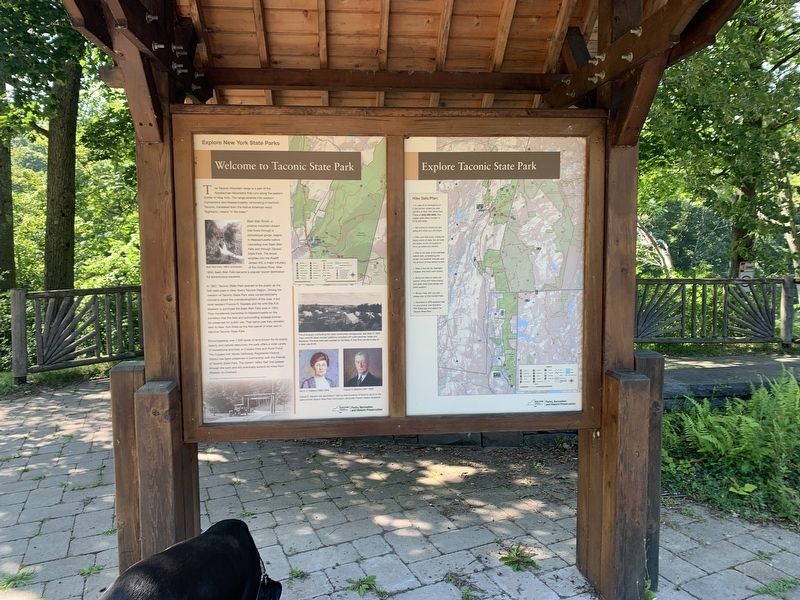 Front Side of Taconic State Park Marker image. Click for full size.