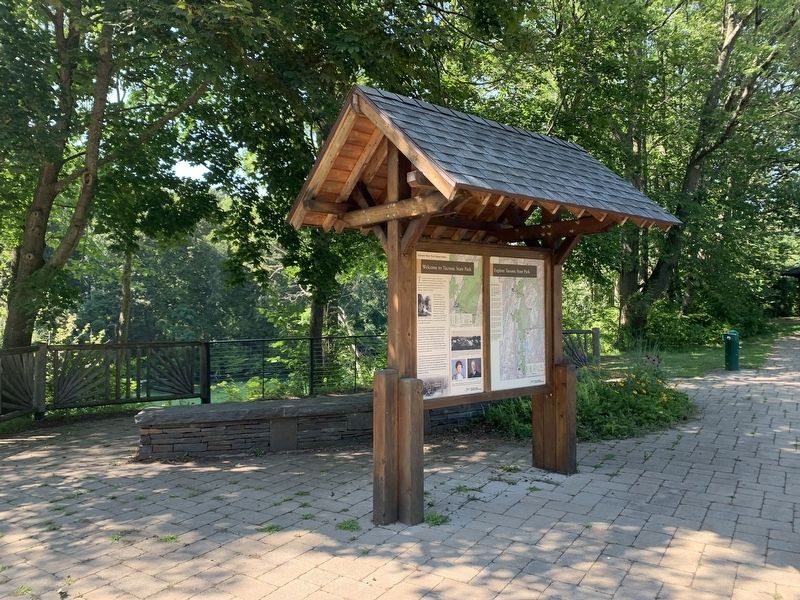 Welcome to Taconic State Park Marker. Click for full size. Welcome to Taconic State Park Marker image. Click for full size.