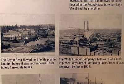 Downtown Boyne City Marker, Side Two, middle images image. Click for full size.
