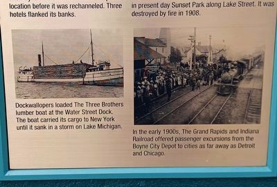Downtown Boyne City Marker, Side Two, bottom images. Click for full size. Downtown Boyne City Marker, Side Two, bottom images image. Click for full size.