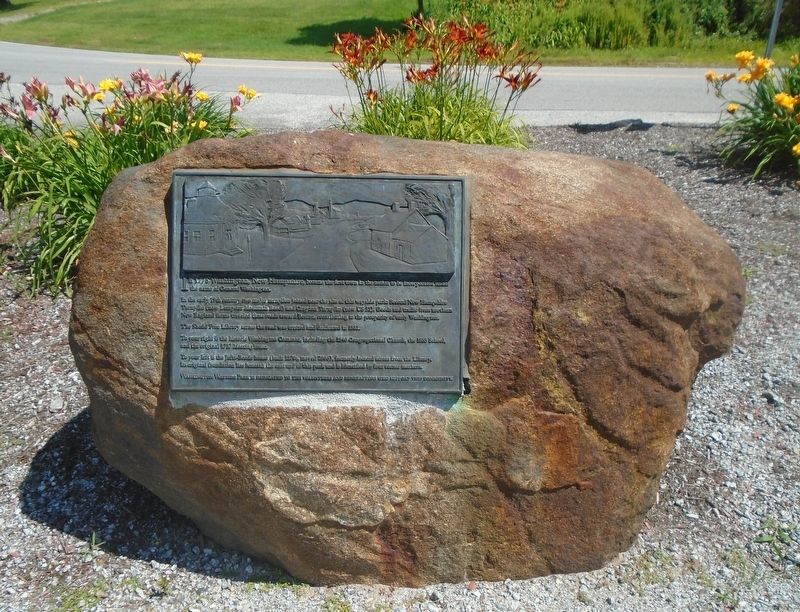 Washington Wayside Park Marker. Click for full size. Washington Wayside Park Marker image. Click for full size.